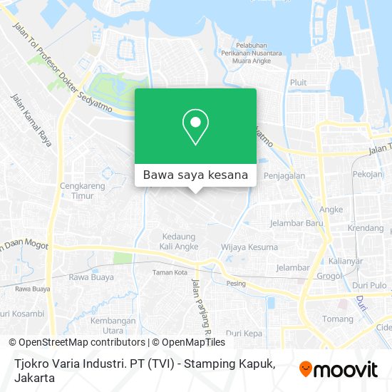 Peta Tjokro Varia Industri. PT (TVI) - Stamping Kapuk