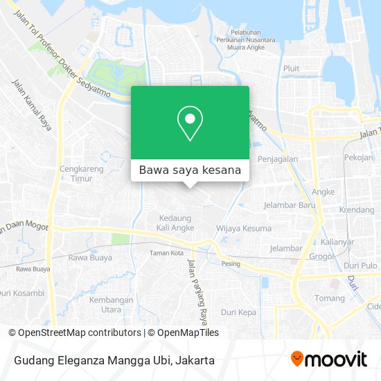 Peta Gudang Eleganza Mangga Ubi