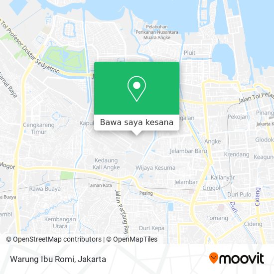 Peta Warung Ibu Romi