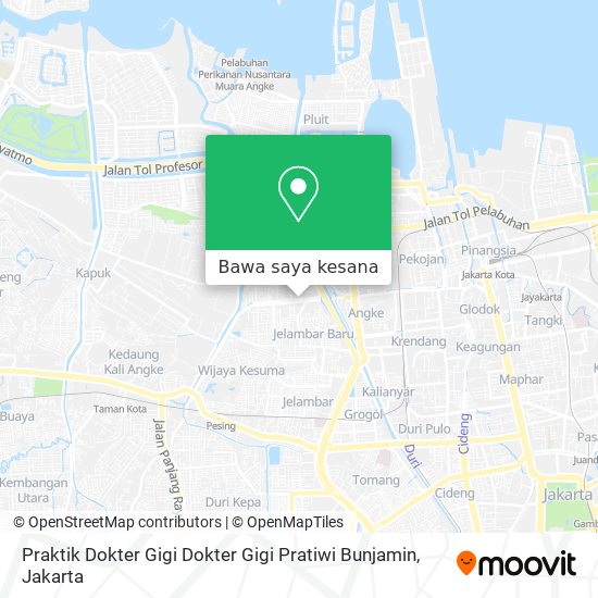 Peta Praktik Dokter Gigi Dokter Gigi Pratiwi Bunjamin