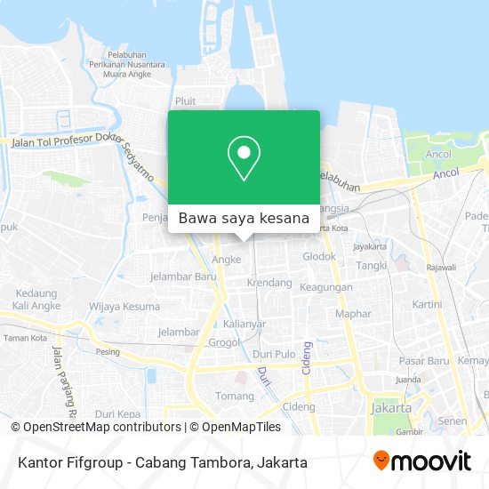Peta Kantor Fifgroup - Cabang Tambora