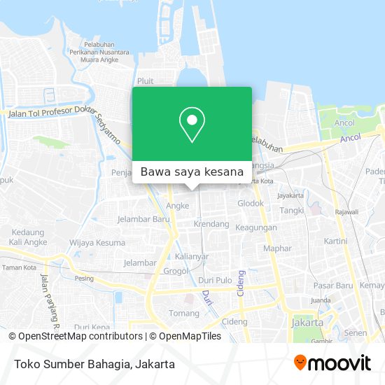 Peta Toko Sumber Bahagia