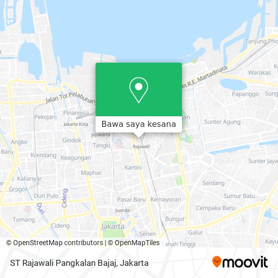 Peta ST Rajawali Pangkalan Bajaj