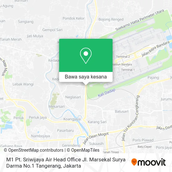 Peta M1 Pt. Sriwijaya Air Head Office Jl. Marsekal Surya Darma No.1 Tangerang