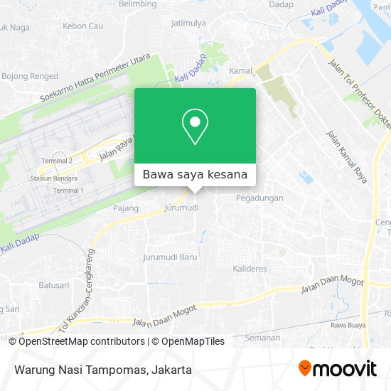 Peta Warung Nasi Tampomas