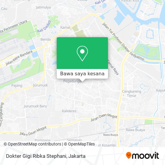 Peta Dokter Gigi Ribka Stephani