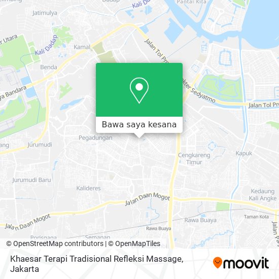 Peta Khaesar Terapi Tradisional Refleksi Massage