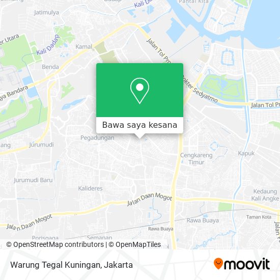 Peta Warung Tegal Kuningan