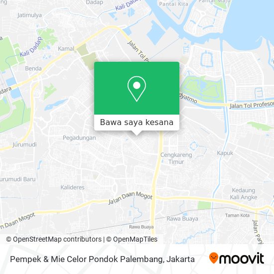 Peta Pempek & Mie Celor Pondok Palembang