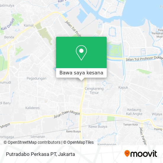 Peta Putradabo Perkasa PT