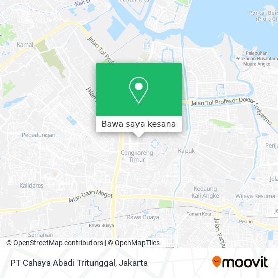 Peta PT Cahaya Abadi Tritunggal