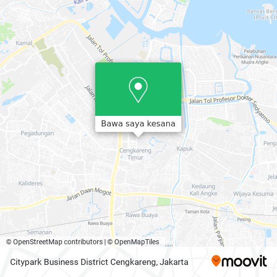 Peta Citypark Business District Cengkareng