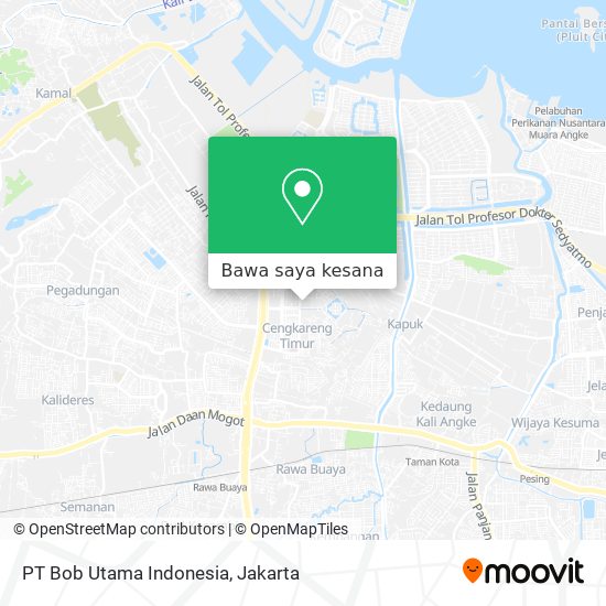 Peta PT Bob Utama Indonesia