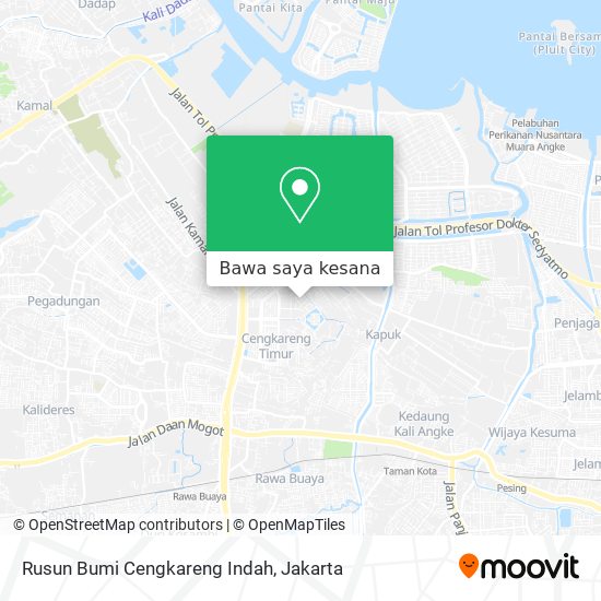 Peta Rusun Bumi Cengkareng Indah