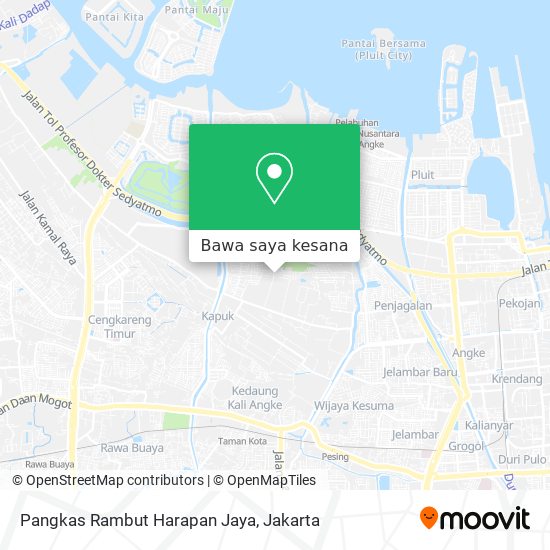 Peta Pangkas Rambut Harapan Jaya