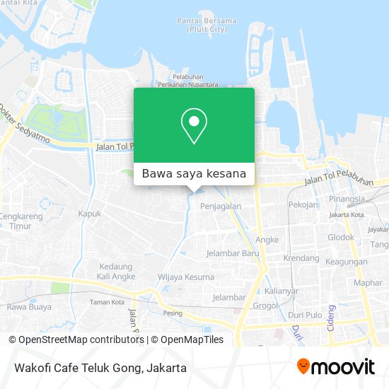 Peta Wakofi Cafe Teluk Gong