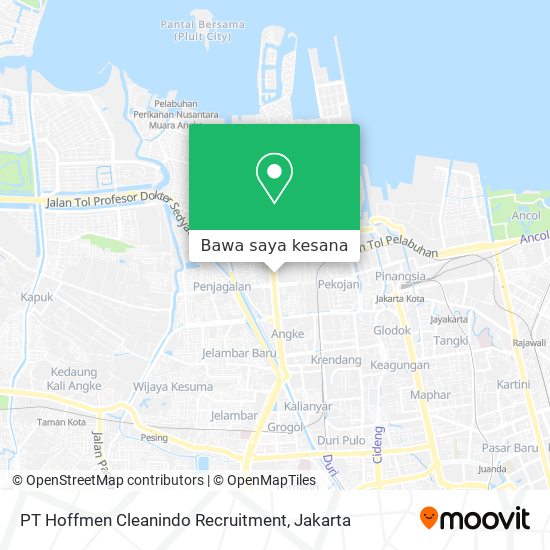 Peta PT Hoffmen Cleanindo Recruitment