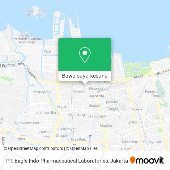 Peta PT. Eagle Indo Pharmaceutical Laboratories