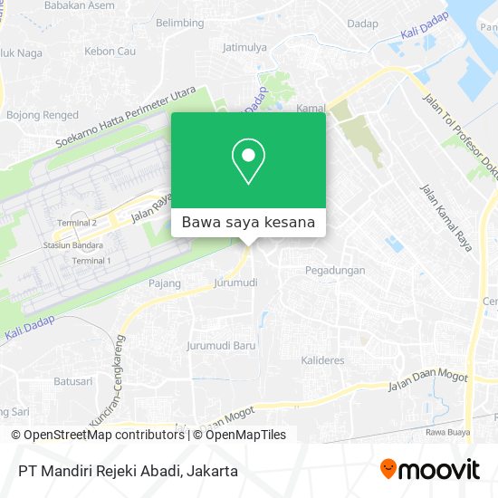 Peta PT Mandiri Rejeki Abadi