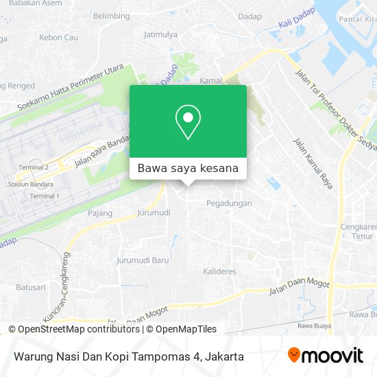 Peta Warung Nasi Dan Kopi Tampomas 4