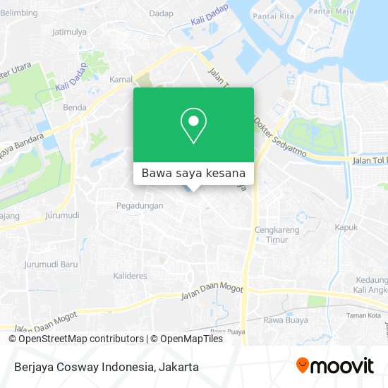 Peta Berjaya Cosway Indonesia