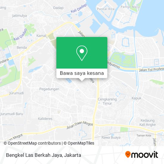 Peta Bengkel Las Berkah Jaya