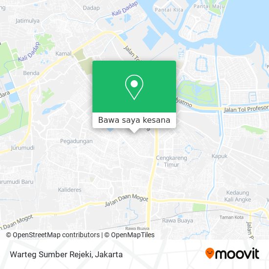 Peta Warteg Sumber Rejeki