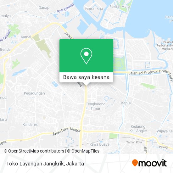 Peta Toko Layangan Jangkrik