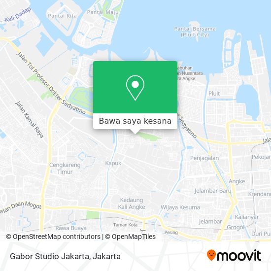 Peta Gabor Studio Jakarta