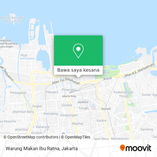 Peta Warung Makan Ibu Ratna