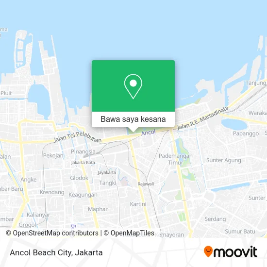 Peta Ancol Beach City