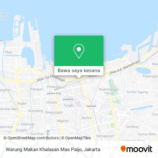 Peta Warung Makan Khalasan Mas Paijo