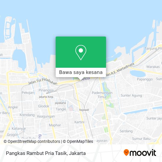 Peta Pangkas Rambut Pria Tasik