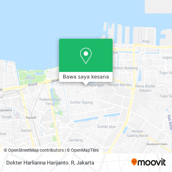 Peta Dokter Harlianna Harijanto. R