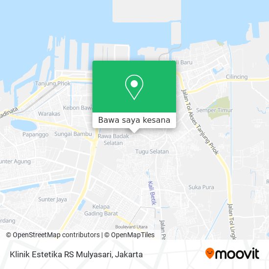 Peta Klinik Estetika RS Mulyasari