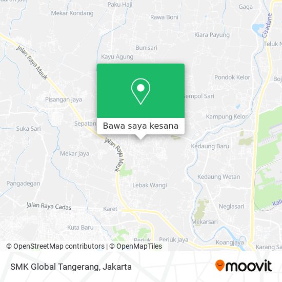 Peta SMK Global Tangerang