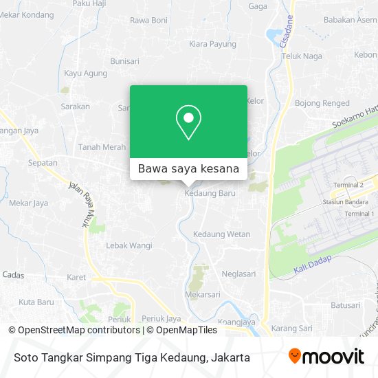 Peta Soto Tangkar Simpang Tiga Kedaung