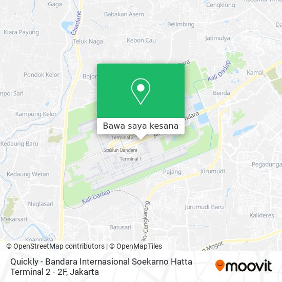 Peta Quickly - Bandara Internasional Soekarno Hatta Terminal 2 - 2F