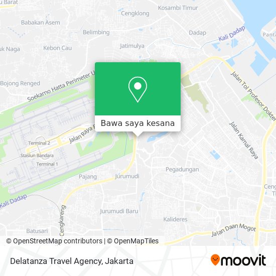 Peta Delatanza Travel Agency