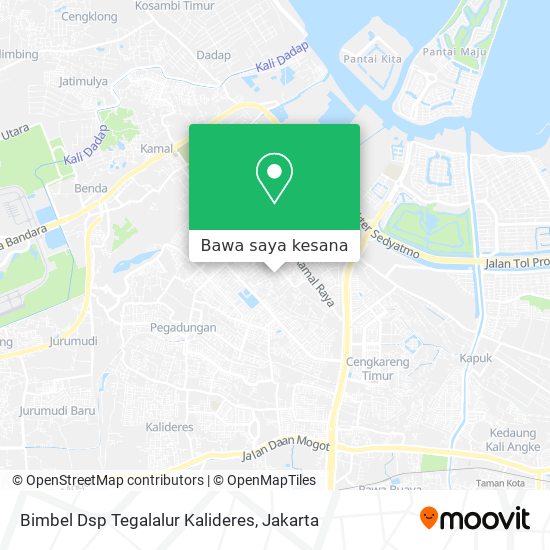 Peta Bimbel Dsp Tegalalur Kalideres