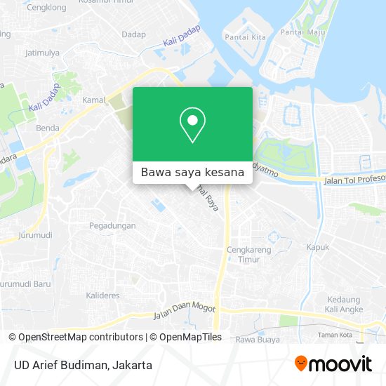 Peta UD Arief Budiman