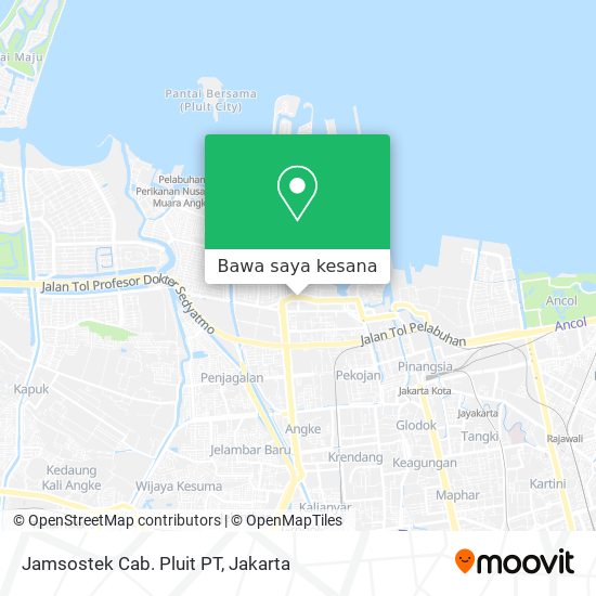 Peta Jamsostek Cab. Pluit PT