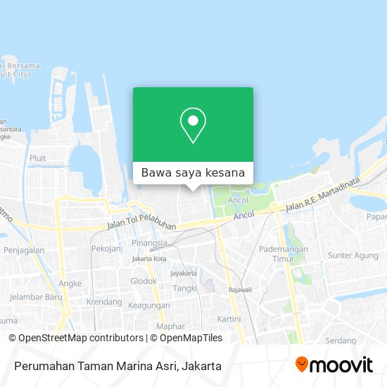 Peta Perumahan Taman Marina Asri