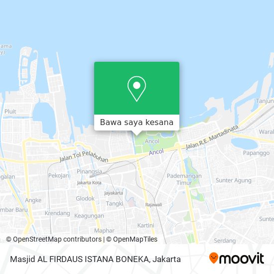 Peta Masjid AL FIRDAUS ISTANA BONEKA