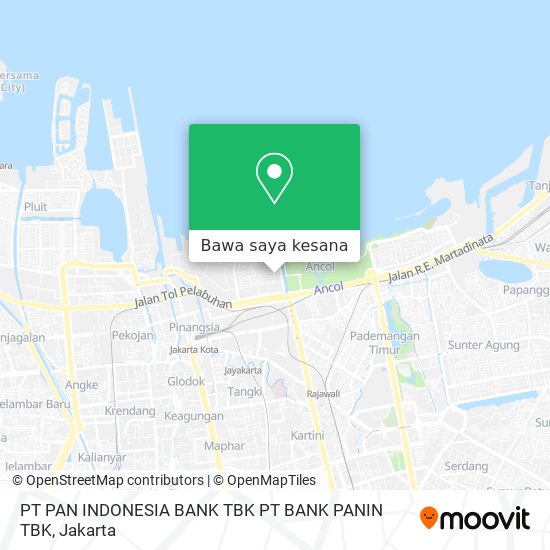 Peta PT PAN INDONESIA BANK TBK PT BANK PANIN TBK