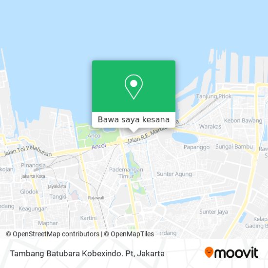 Peta Tambang Batubara Kobexindo. Pt