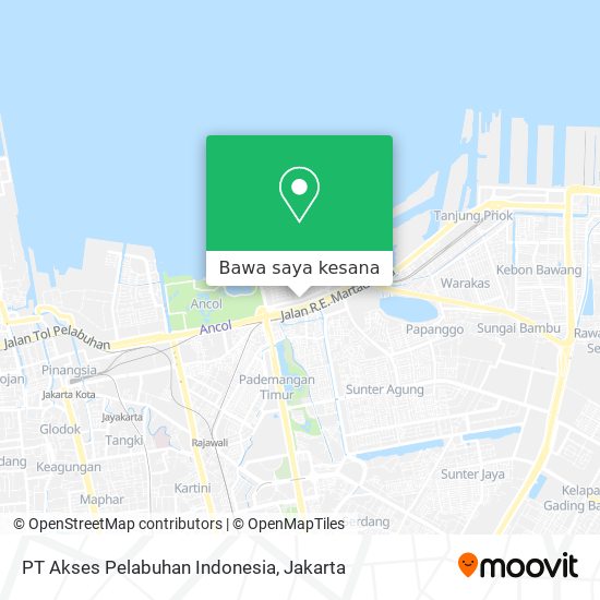 Peta PT Akses Pelabuhan Indonesia