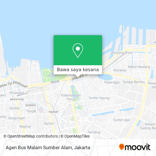 Peta Agen Bus Malam Sumber Alam