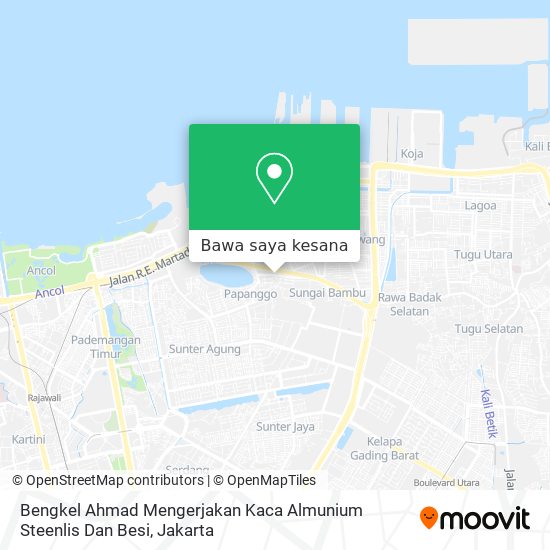 Peta Bengkel Ahmad Mengerjakan Kaca Almunium Steenlis Dan Besi