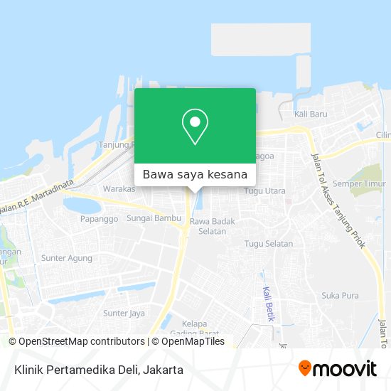 Peta Klinik Pertamedika Deli